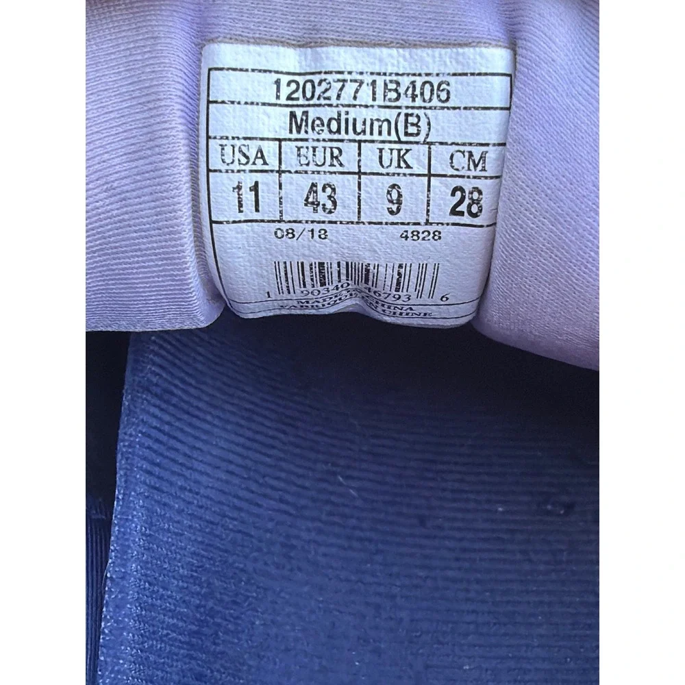 Brooks Ghost 11 Mens Running Shoes Navy Purple Mesh Sneakers 1202771B406 Size 11